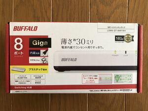 スイッチングハブ BUFFALO LSW6-GT-8NP/WH