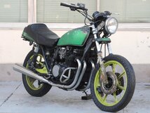 140【評価A】 Z750FX2 KZ750 2型 Z750FX-2 当時物 MICRON メッキ ノーマル ハンドル バー Z750FX3 Z750FX-3 3型 Z650 ザッパー_画像5