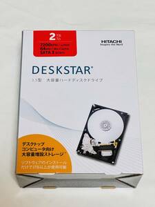 455時間 注意判定 HITACHI HGST HDS723020BLA642 2TB 3.5インチ SATAHDD パッケージ版(0S03191)