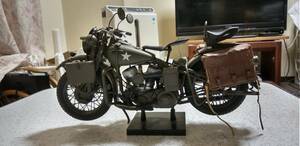 ミリタリーフィギュア　GIジョー　1/6米軍第２次大戦時使用オートバイ皮革部分難点あり