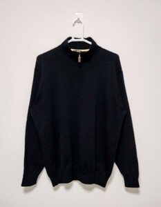 [ ultimate simple ]Munsingwear half Zip knitted LL size Munsingwear wear Golf sweater 