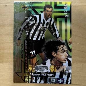 【同梱可能】即決！PANINI パニーニ トレーディングカード JUVENTUS ユヴェントス ジネディーヌ・ジダン フィリッポ・インザーギ 美中古品