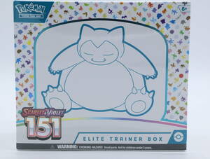 新品未開封 シュリンク付き 海外版 ポケモンカード スカーレット バイオレット 151 ELITE TRAINER BOX エリートトレーナー ポケカ カビゴン