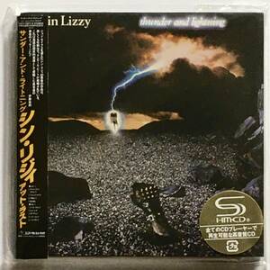 【新品CD】THIN LIZZY「THUNDER AND LIGHTNING」DELUXE EDITION JAPAN SHM-CD 2DISCS PAPER SLEEVE LIMITED EDITION BRAND NEW未開封新品!!