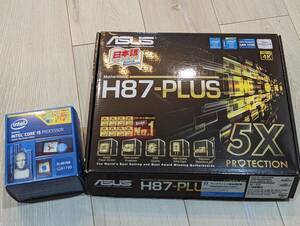 マザーボード　ASUS　H87-PLUS　５X　CPU　INTEL　CORE i５