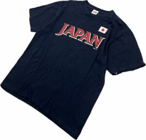 MAJESTIC ☆ 日本代表 JAPAN 侍ジャパン 長野 半袖 Tシャツ ネイビー フリーサイズ 野球 スポーツ ファン 応援 マジェスティック■FD226