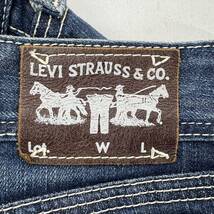 Levi's ☆ 日本製 ストレッチ デニムパンツ ローライズ ジーンズ ブルー 色落ち◎ レディース W29 日常 大人カジュアル リーバイス■Ja6985_画像6