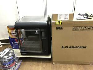 【AH-03639】中古品 FLASHFORGE フラッシュフォージ FFF方式3Dプリンター Adventurer4 稼働時間146時間 フィラメント付【佐川送料着払い】