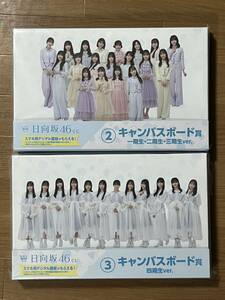 日向坂46くじ 新品未開封 くじっちゃお ②③キャンバスボード 一期生 二期生 三期生 四期生 ver. 2点 One choice シーラカンス キャンパス