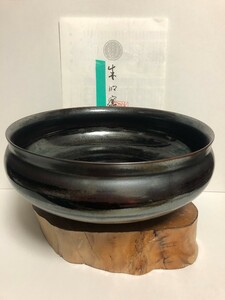 【美品】藤井朱明 皿 飾り壺 花瓶 花器 日展人気作家 朧月 有田焼 人間国宝 骨董 共箱なし 茶道具 染付