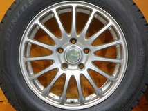 バリ溝 美品【19年製ダンロップウインターマックス02 215/60R16】16インチ 6.5J+38 PCD114.3-5H クラウン マークX カムリ ヴェゼル CX-3_画像2