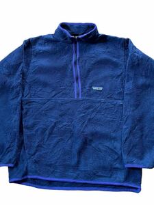 ★★★1998年製 patagonia パタゴニア シンチラハーフジップフリース 25735 FA98 サイズM 紺ネービー★★★