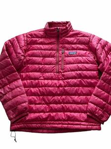 ★★★2004年製 patagonia パタゴニア PO ハーフジップ ダウンセーター 84670 F4 サイズS 赤★★★