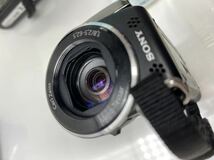 X7-12281 ★動作美品★ ソニー SONY デジタルビデオカメラ　HandyCam HDR-CX170 バッテリー付き　充電器欠品　レンズクリア_画像3