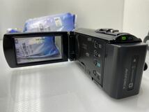 X7-12281 ★動作美品★ ソニー SONY デジタルビデオカメラ　HandyCam HDR-CX170 バッテリー付き　充電器欠品　レンズクリア_画像1