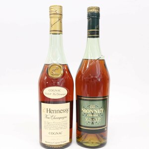 コニャック《計2本》ヘネシーHENNESSY VSOP/モネMONNET VSOP 40% 700ml◆おたからや【K-A05623】