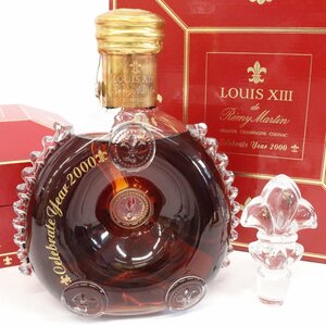 レミーマルタン ルイ13世 2000年記念ボトル ケース 栓 コニャック REMY MARTIN/LOUIS XIII/CELEBRATE YEAR/COGNAC◆おたからや【K-A27385】