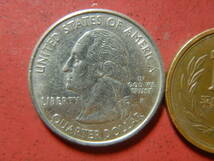 外国・USA／ワシントン２５セント白銅張り銅貨：カリフォルニア州（2005年P）　23120502_画像2