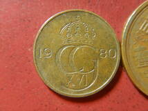 外国・スウェーデン／５オーレ青銅貨（1980年）　23121902_画像1