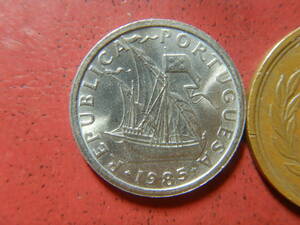 外国・ポルトガル／２.５エスクード白銅貨（1985年）　23122002