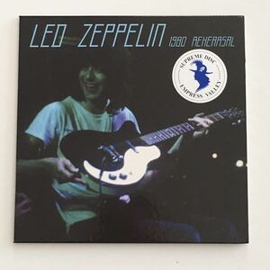 レアロックCD Led Zeppelin “1980 Rehearsal” 1CD Empress Valley 日本盤厚紙ジャケット、写真スリーブ付き