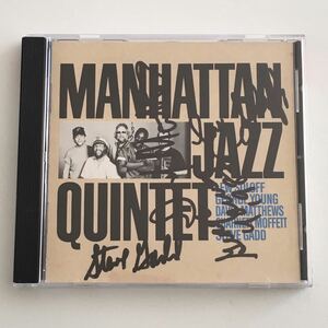 メンバー全員直筆サイン入りジャズCD Manhattan Jazz Quintet “Manhattan Jazz Quintet” 1CD Paddle Wheel 日本初期盤