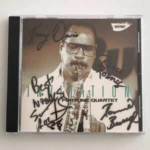 送料無料 評価1000達成記念 参加メンバー全員直筆サイン入りジャズCD Sonny Fortune Quartet “Invitation” 1CD Whynot 日本オリジナル盤