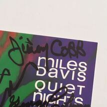 激レア直筆サイン入りCD Miles Davis “Quiet Nights” 1CD CBS オランダ初期盤(日本プレス)_画像5