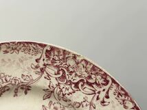 古手　フランス　アンティーク　皿　Saint amand 　サンタマン　/ “ FRUITS pink ”　 可愛らしいフルーツの平皿プレート_画像6