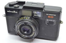 【外観並級】MINOLTA ミノルタ HI-MATIC SD コンパクトフィルムカメラ カバー付　#s3569_画像1