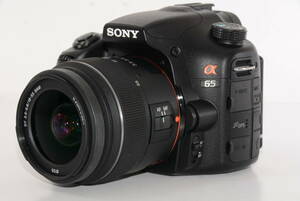 【外観特上級】SONY ソニー α65 レンズキット 18-55mm DT 3.5-5.6 SAM　#h10156