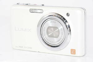 【外観特上級】パナソニック デジタルカメラ LUMIX FX77 リリーホワイト DMC-FX77-W　#m7133