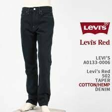Levi's リーバイス LR 502 レッド テーパー 黒 Ｗ28L32 A0133-0006 23-0113-10-7