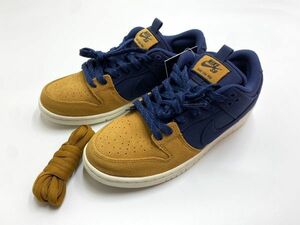 NIKE ナイキ SB ダンク LOW プレミアム 紺茶 25㎝ DX6775-400 23-1207-6-1