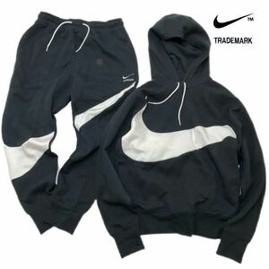 NIKE ナイキ テックフリース swoosh 上下セット 黒 2XL DD8223/DH1024-010 23-1111-15-5/6