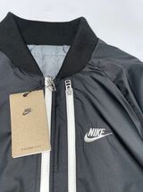 NIKE ナイキ リバーシブル 中綿 ボンバージャケット 黒灰 L DD6850-010 23-1127-3-4_画像3