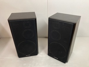 湘/ペアスピーカー/KENWOOD/S-V55E/動作未確認/ジャンク/3WAY 3SPEAKER SYSTEM/音楽鑑賞/機材/家具/湘10.13-303藤