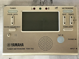 湘/YAMAHA/ヤマハ/チューナーメトロノーム/TDM-700/電子/吹奏楽/測定器/楽器/器材/動作確認済み/湘11.10-138後