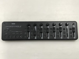 湘/KORG/コルグ/MIDIコントローラー/nanoKONTROL2/ブラック/USB/ナノコントローラー/DAW/音楽器材/湘12.1-97後