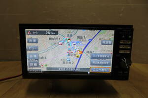 動作保証付/V9121/日産純正　MP111-W　SDナビ　地図2011年　TVワンセグ　Bluetooth内蔵　CD再生OK