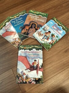 * English tea pta- book 16 pcs. * many . respondent .MAGIC TREE HOUSE #1~#12 Box attaching plus RESERCH GUIDE BOOK 4 pcs. 