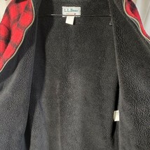 L L BEAN　エルエルビーン　ジャケット　サイズＬ　USA製　赤×黒　チェック　アメリカ製　古着　ビンテージ　80年代　90年代_画像7