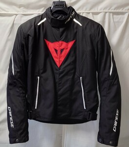 【極美品・バックプロテクターセット】ダイネーゼ LAGUNA SECA 3 D-DRYJACKET サイズ48(M〜L)3シーズン 防風防水 ライディングジャケット