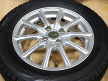 B281 ECO FORME 15X5.5J+42 PCD100 空気圧センサー付き BS VRX 175/65R15 バリ山 キューブ マーチ ノート アクア GB3 フリード フィット bB_画像4