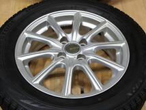 B281 ECO FORME 15X5.5J+42 PCD100 空気圧センサー付き BS VRX 175/65R15 バリ山 キューブ マーチ ノート アクア GB3 フリード フィット bB_画像5