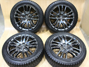 B286 LEXUS レクサス LS 純正 オプション メッキ 19X8J+35 PCD120 ダンロップ WINTER MAXX WM01 245/45R19 LS600h Fスポーツ LS460 USF40