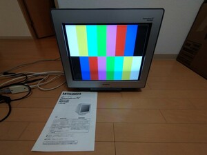 超美品 三菱 CRT diamondtron M2 ダイヤモンドトロン ブラウン管 モニター RGB 19インチ