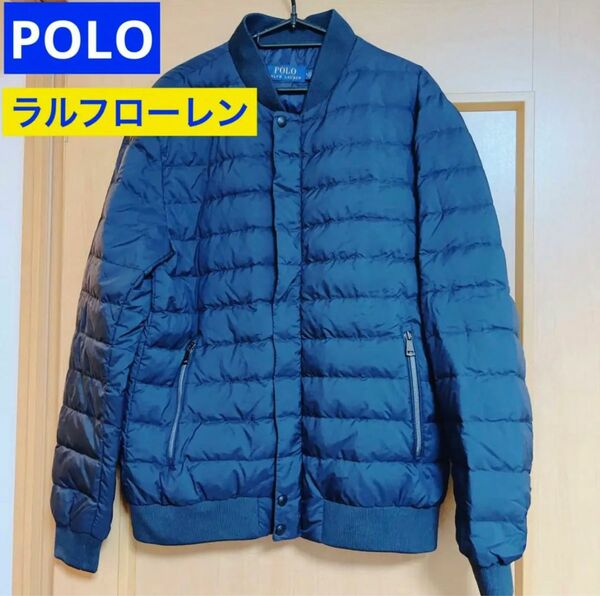 POLO ラルフローレン ダウン　M L ポロ　 アウター 軽量　メンズ　上着