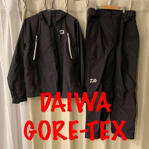 DAIWA ダイワ GORE-TEX ゴアテックス　セットアップ 上下 ライトハイブリッドスーツ DR-1400 レインスーツ 釣り 登山 キャンプ アウトドア