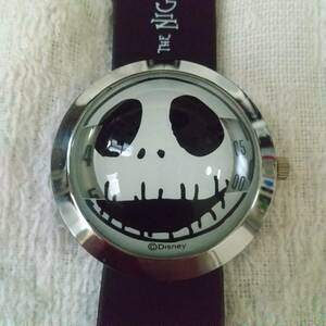  rare article NIGHTMARE BEFORE CHRISTMAS mechanism teji wristwatch quartz dome type glass windshield 